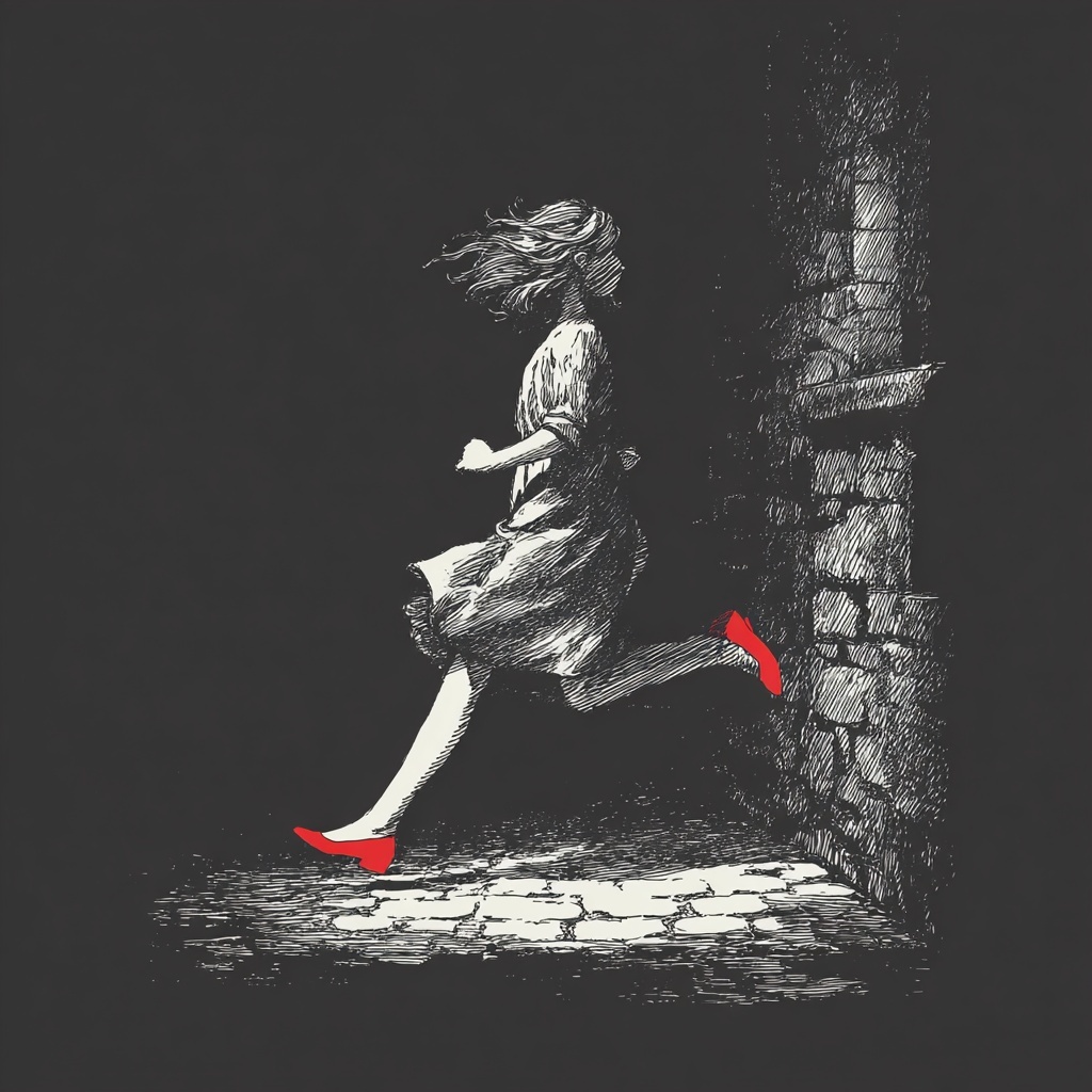 red shoes